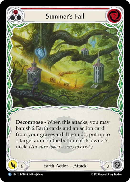 Summer's Fall card image, pitch 1