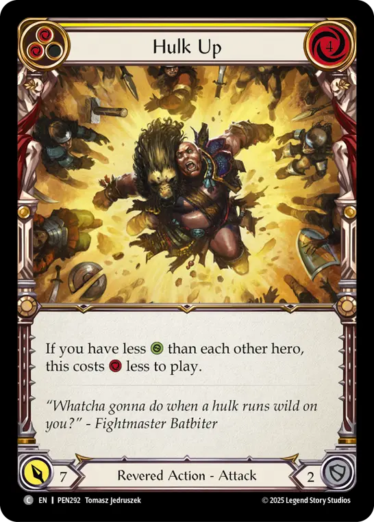 Hulk Up card image, pitch 2