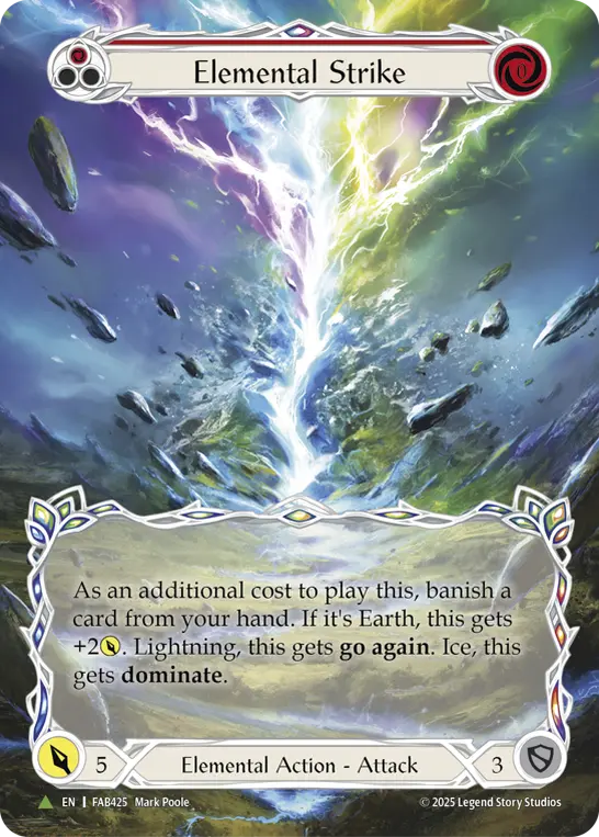 Elemental Strike card image, pitch 1