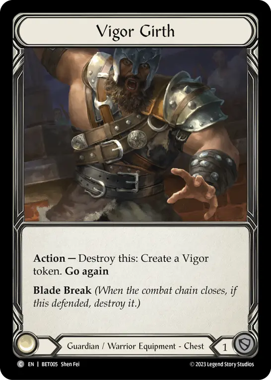 Vigor Girth card image