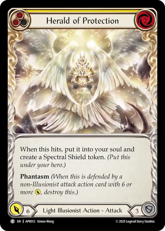 Herald of Protection card image, pitch 2