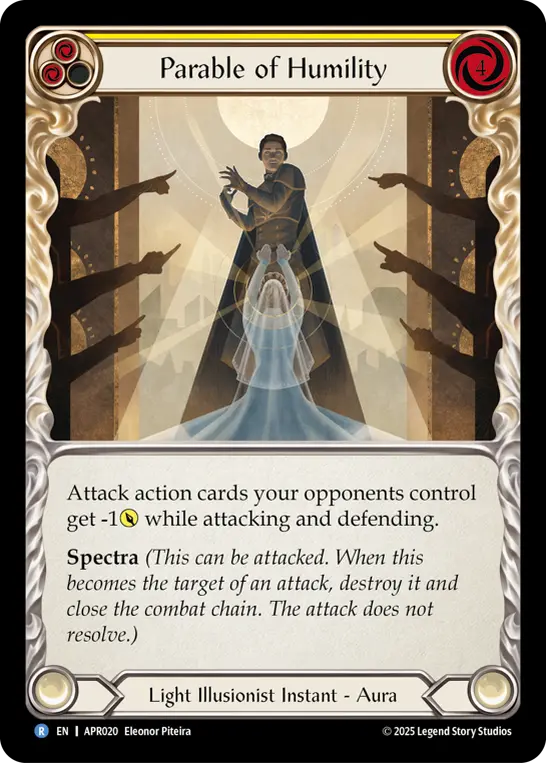 Parable of Humility card image, pitch 2