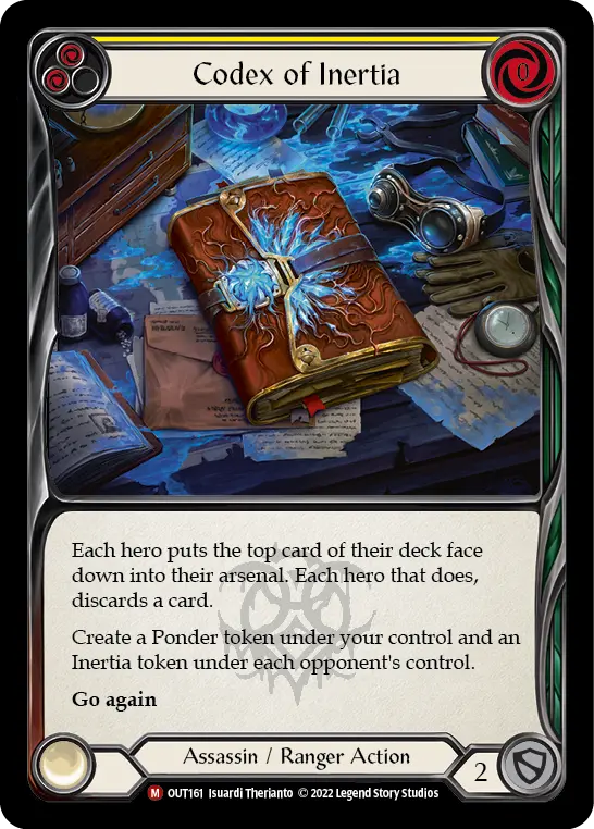 Codex of Inertia card image, pitch 2