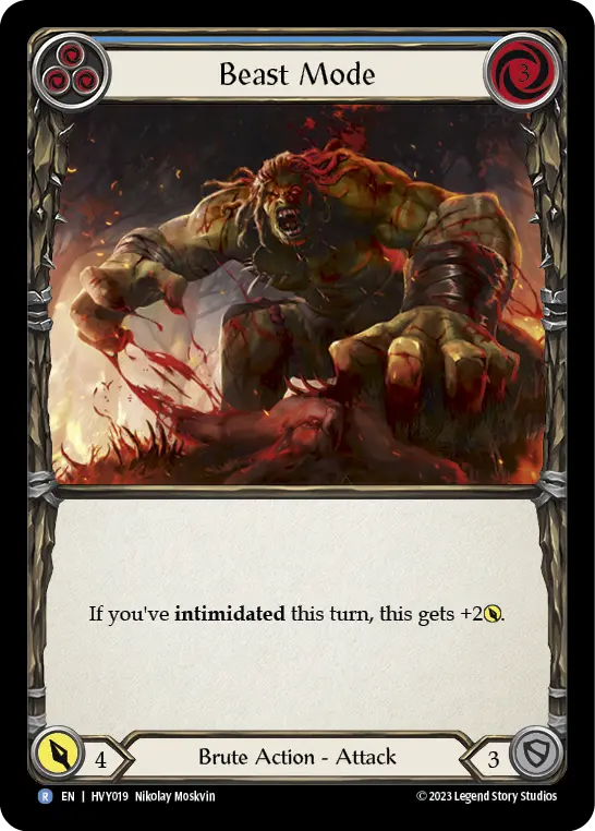 Beast Mode card image, pitch 3