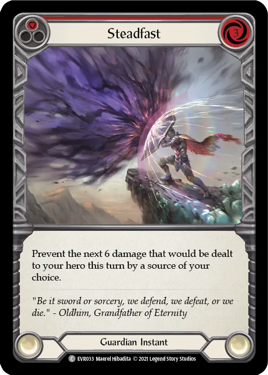 Steadfast card image, pitch 1
