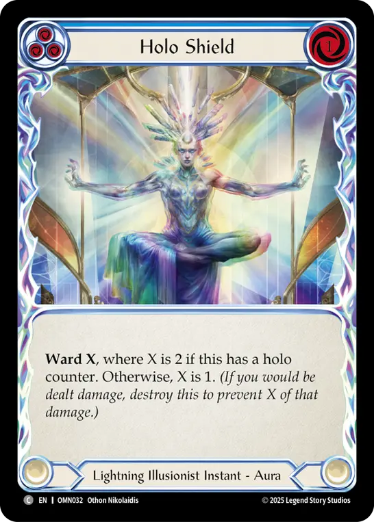 Holo Shield card image, pitch 3