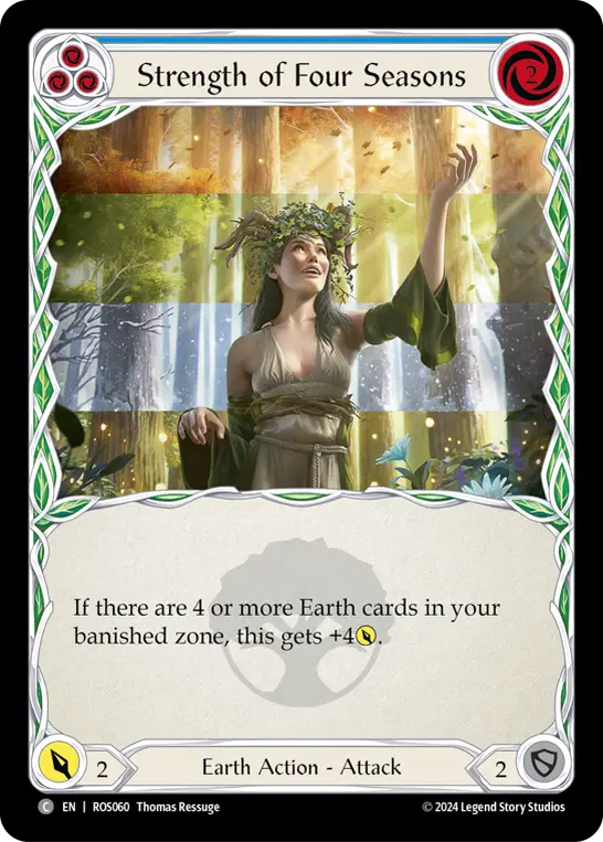 Strength of Four Seasons card image, pitch 3
