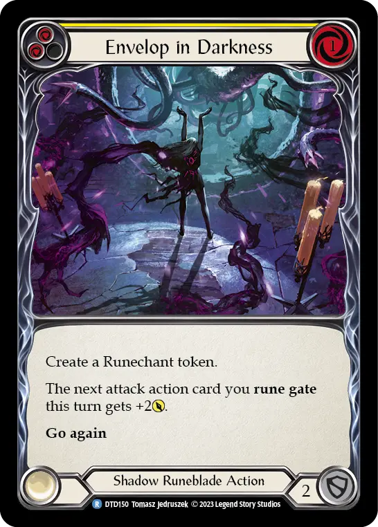 Envelop in Darkness card image, pitch 2