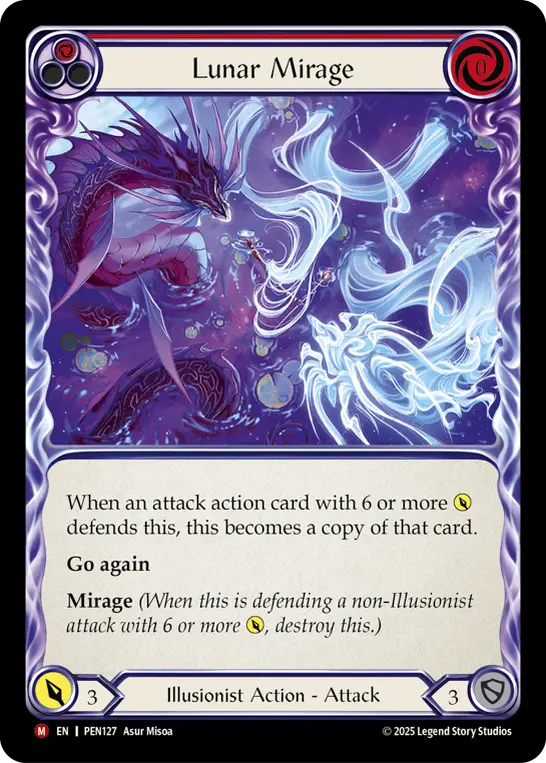 Lunar Mirage card image, pitch 1