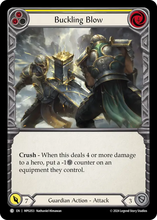 Buckling Blow card image, pitch 2
