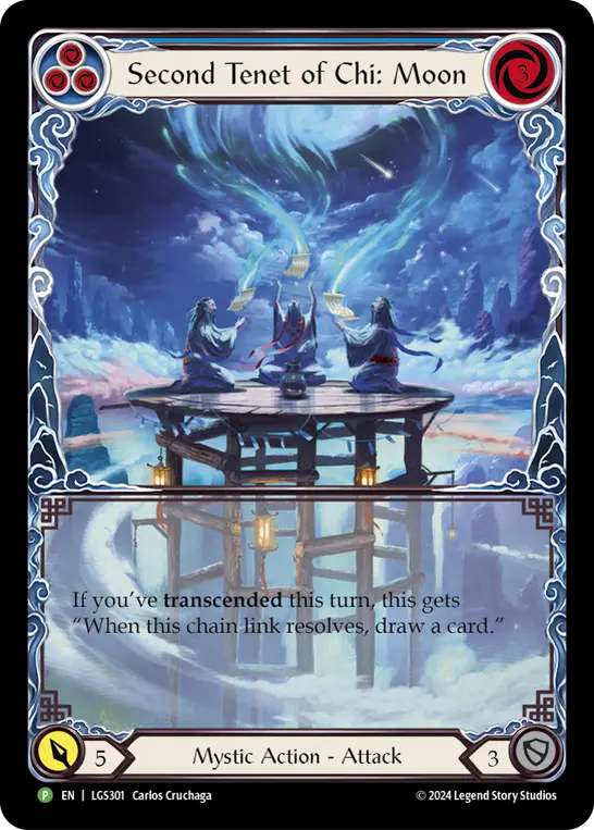 Second Tenet of Chi: Moon card image, pitch 3