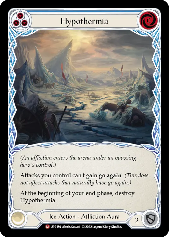 Hypothermia card image, pitch 3