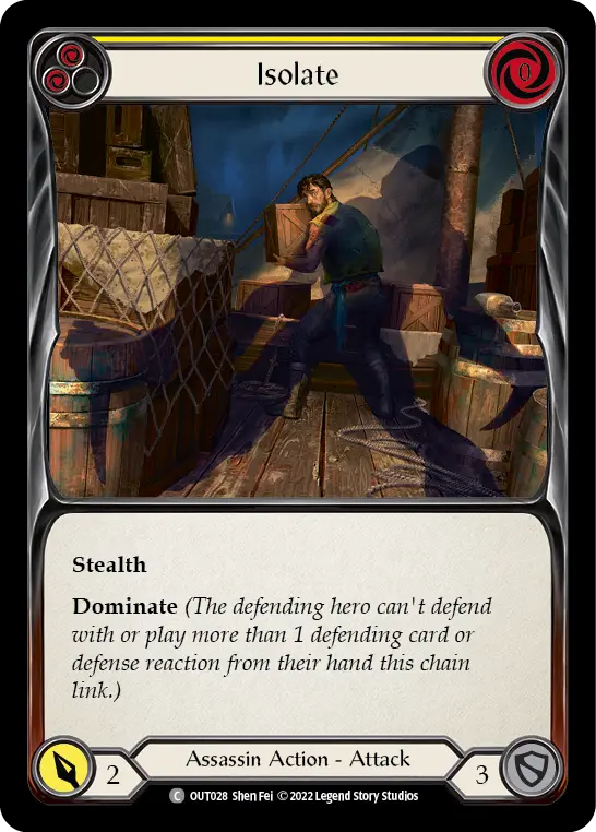 Isolate card image, pitch 2