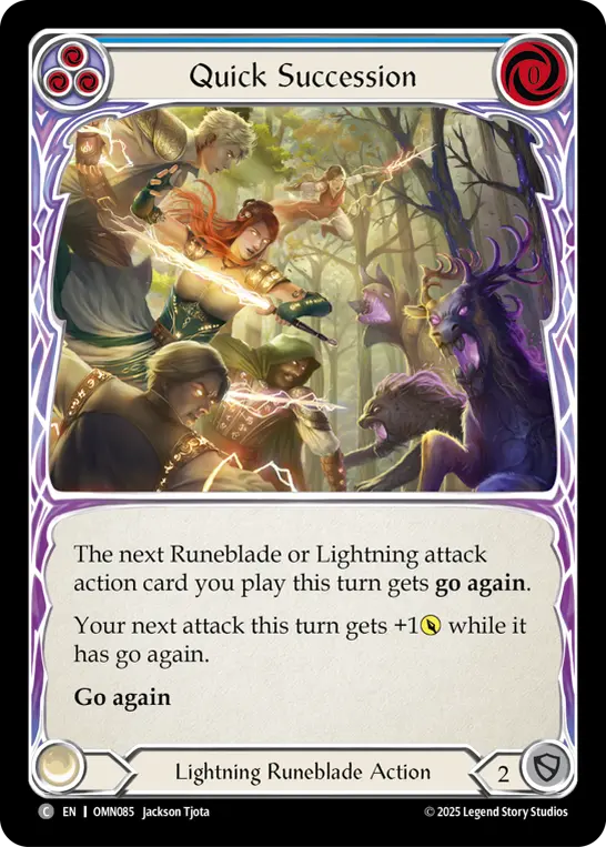 Quick Succession card image, pitch 3
