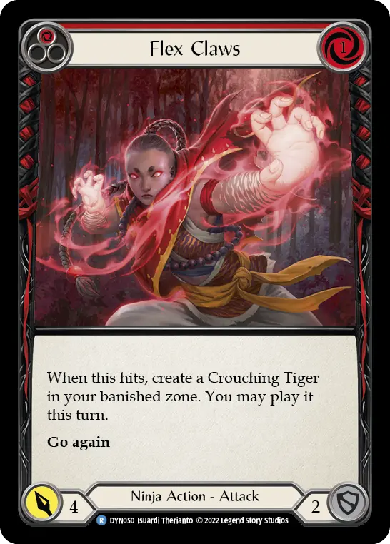 Flex Claws card image, pitch 1