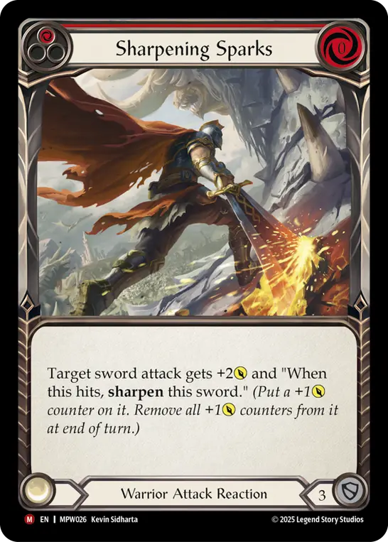 Sharpening Sparks card image, pitch 1
