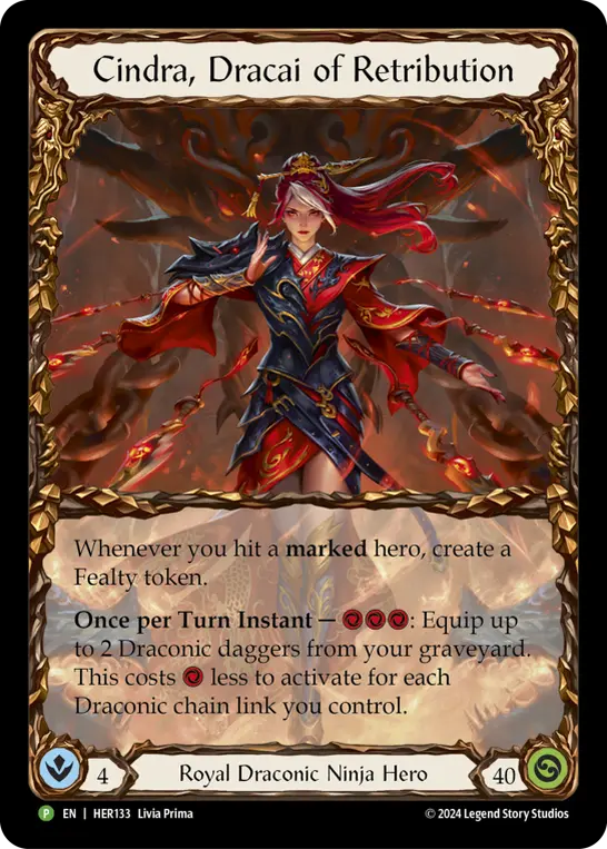 Cindra, Dracai of Retribution card image