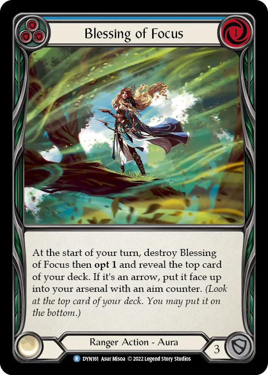 Blessing of Focus card image, pitch 3