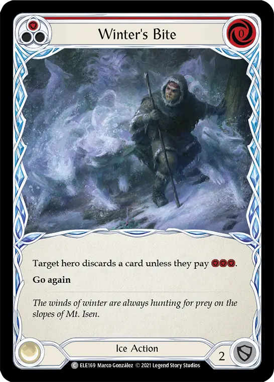 Winter's Bite card image, pitch 1