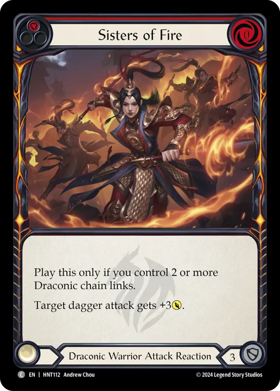 Sisters of Fire card image, pitch 1