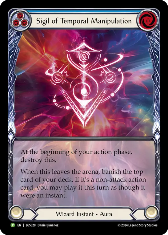 Sigil of Temporal Manipulation card image, pitch 3