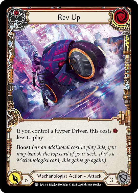 Rev Up card image, pitch 1