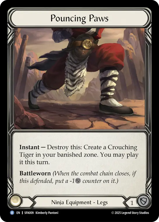 Pouncing Paws card image