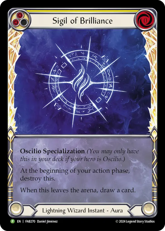 Sigil of Brilliance card image, pitch 2