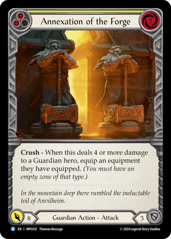 Annexation of the Forge card image, pitch 2