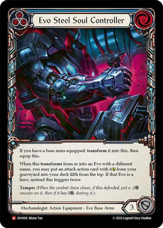 Evo Steel Soul Controller card image, pitch 3