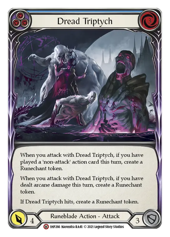 Dread Triptych card image, pitch 3