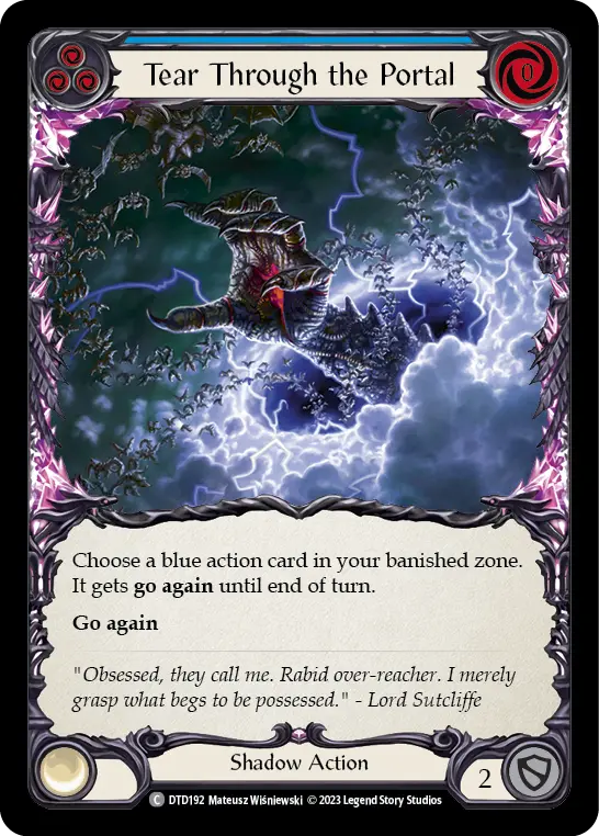 Tear Through the Portal card image, pitch 3