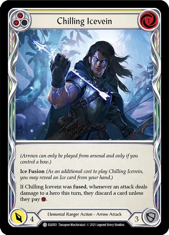 Chilling Icevein card image, pitch 2