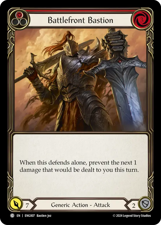 Battlefront Bastion card image, pitch 1