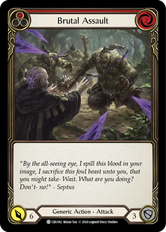 Brutal Assault card image, pitch 1