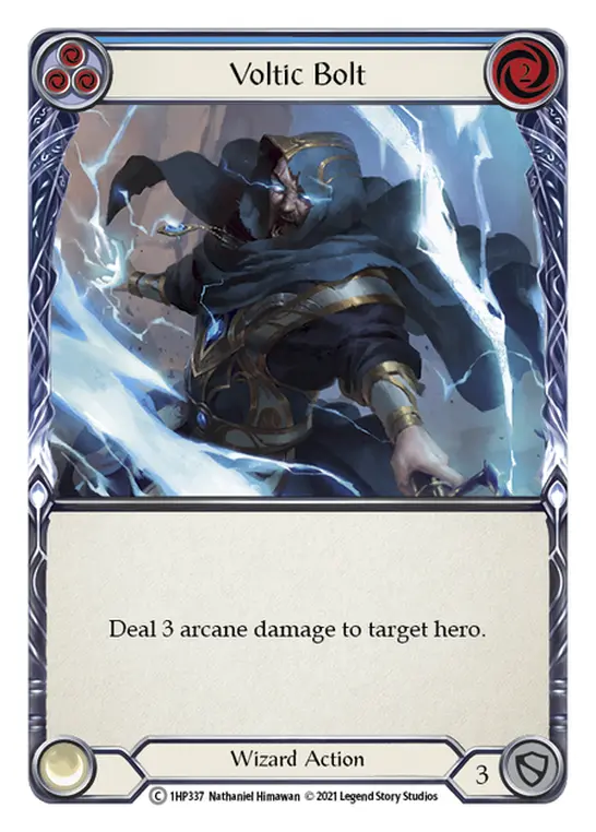 Voltic Bolt card image, pitch 3
