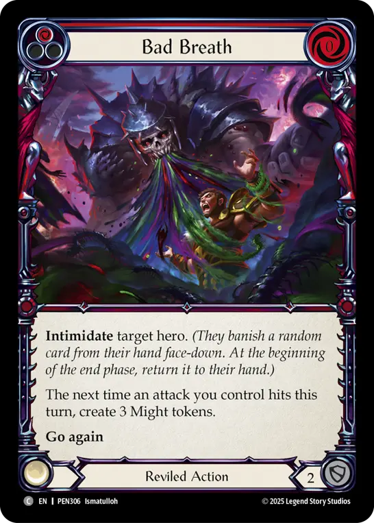 Bad Breath card image, pitch 1