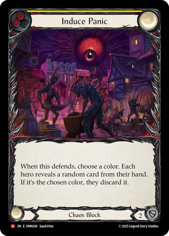 Induce Panic card image, pitch 2