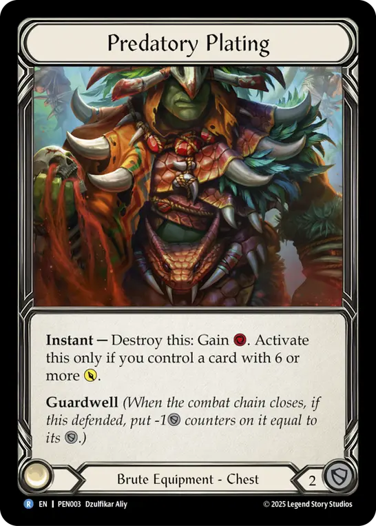 Predatory Plating card image
