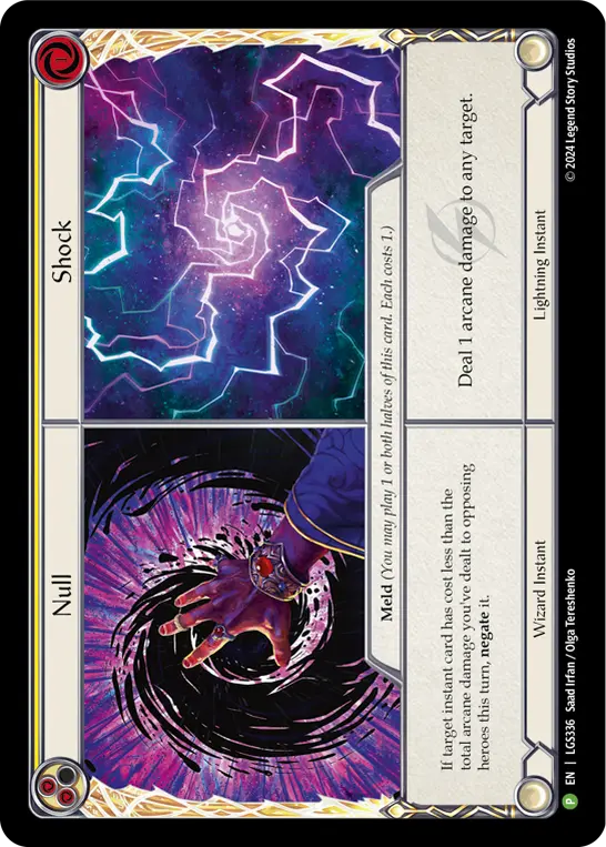 Null // Shock card image, pitch 2