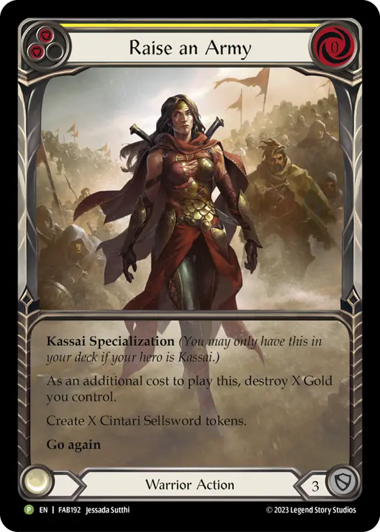 Raise an Army card image, pitch 2