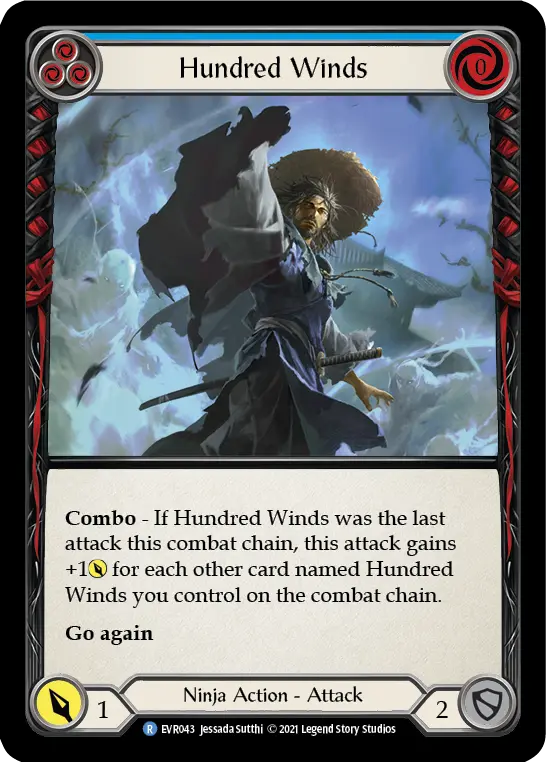 Hundred Winds card image, pitch 3