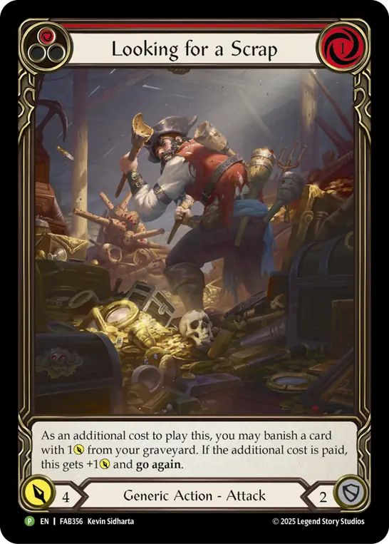 Looking for a Scrap card image, pitch 1