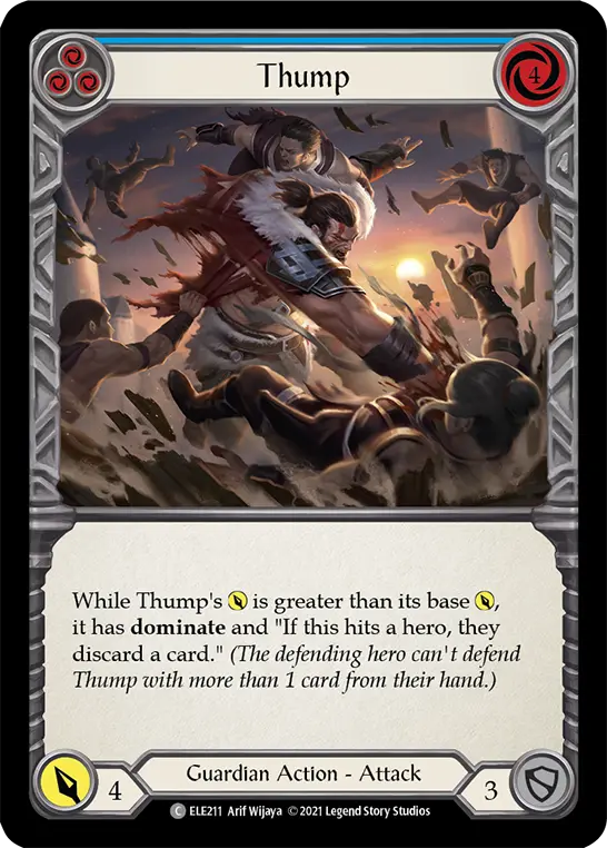 Thump card image, pitch 3