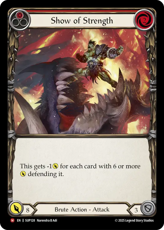 Show of Strength card image, pitch 1