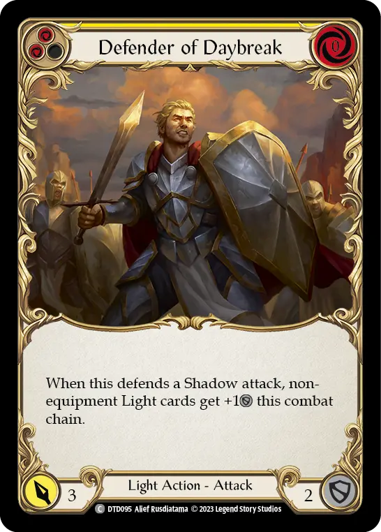 Defender of Daybreak card image, pitch 2