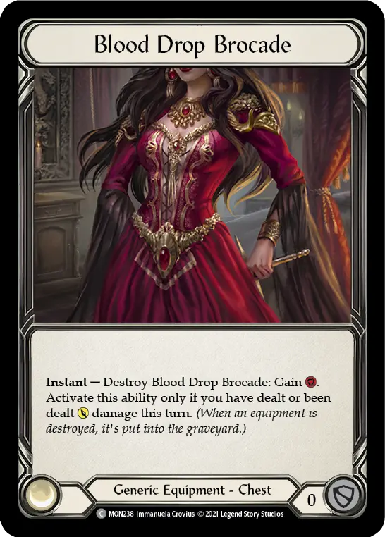Blood Drop Brocade card image