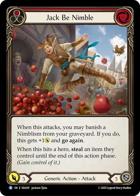 Jack Be Nimble card image, pitch 1