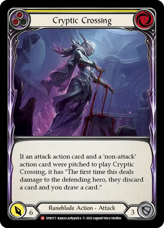 Cryptic Crossing card image, pitch 2