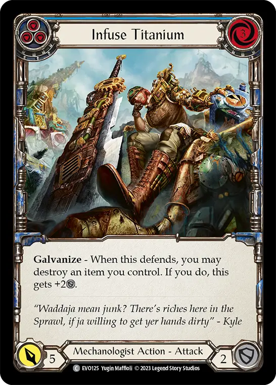Infuse Titanium card image, pitch 3